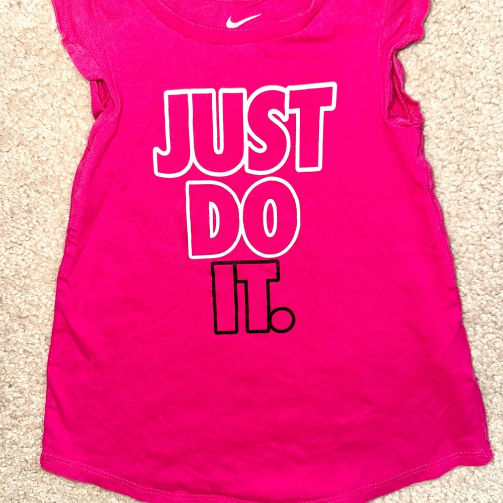 Nike Pink Athletic Toddler Tank Top